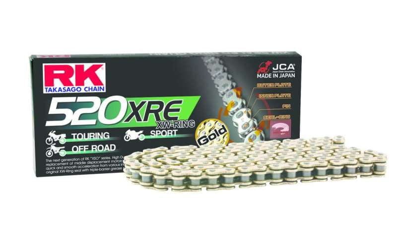 RK Chain GB520XRE-112L XW-Ring - Gold – Fuel Injector Connection