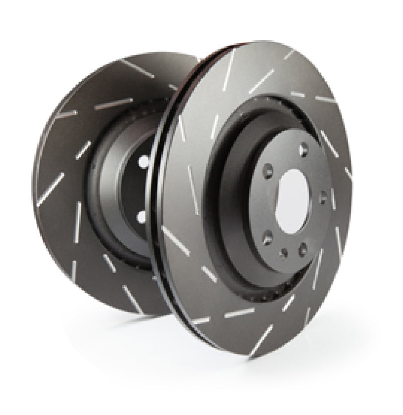 Load image into Gallery viewer, EBC 2019+ Hyundai Veloster N 2.0T (2nd Gen w/Performance Package) USR Slotted Front Rotors
