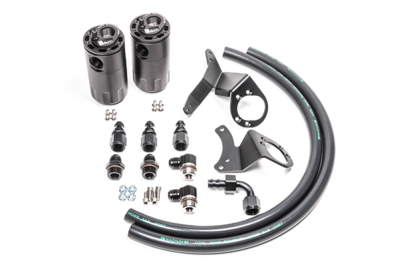 Load image into Gallery viewer, Radium Engineering Dual Catch Can Kit 2011-2014 Mustang GT Fluid Lock
