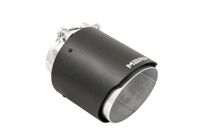 Load image into Gallery viewer, MBRP Universal Carbon Fiber Dual Wall Tip 4.5in OD/3in Inlet/6.13in L
