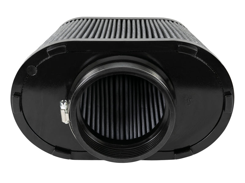 Load image into Gallery viewer, aFe Magnum FLOW Pro DRY S Universal Air Filter F-5in. / B-(8.5 x 4) MT2 / T-(7.5) / H-9in.
