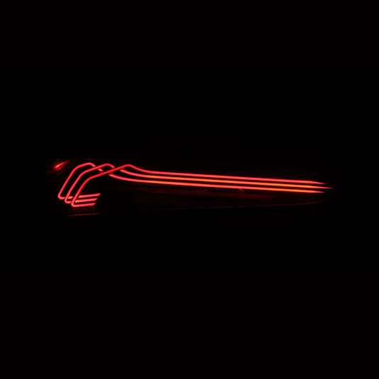 AlphaRex 20-24 Toyota Supra LUXX-Series Laser Style LED Tail Lights Alpha-Black