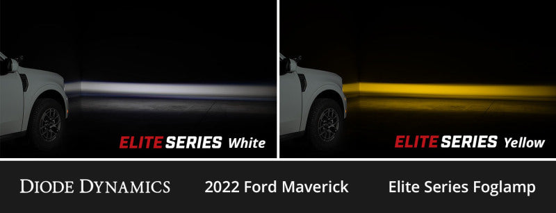 Load image into Gallery viewer, Diode Dynamics 2022+ Ford Maverick Elite Series Add-On LED Fog Light Kit Yellow
