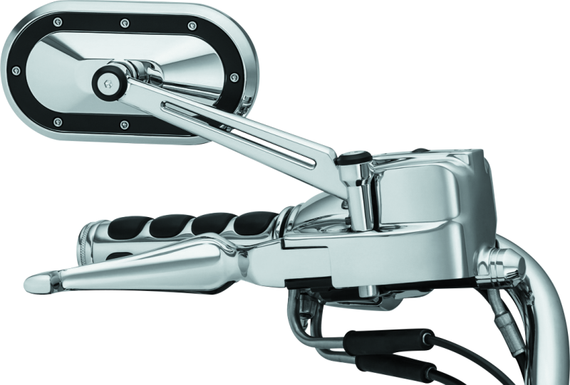Load image into Gallery viewer, Kuryakyn Heavy Industry Mirrors Chrome/Black

