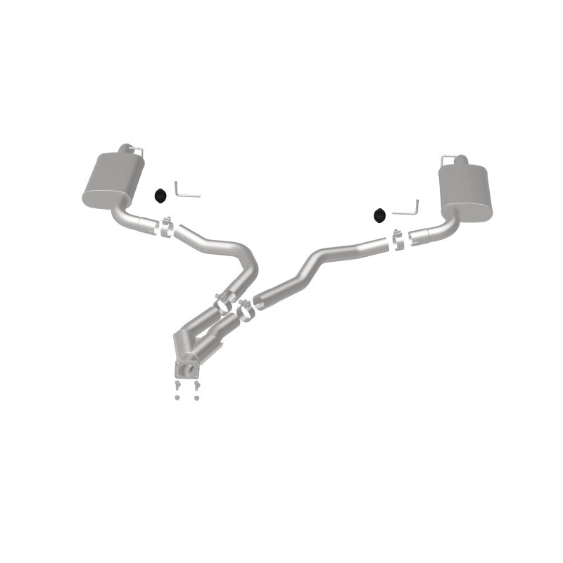 Load image into Gallery viewer, MagnaFlow 75-79 Chevy Corvette V8 5.7L Dual Split Rear Exit Stainless Cat-Back Perf Exhaust
