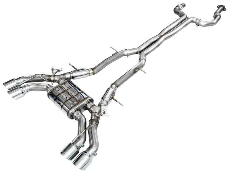 Load image into Gallery viewer, AWE Tuning 2021+ Cadillac CT4-V Blackwing SwitchPath Exhaust - Chrome Silver Tips
