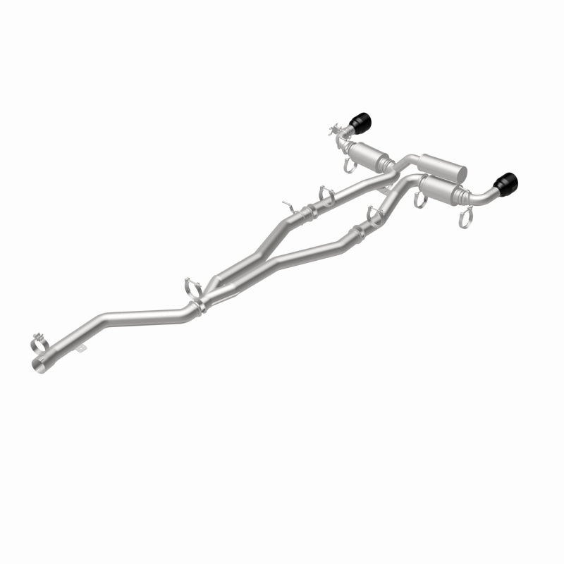 Load image into Gallery viewer, MagnaFlow 2020+ Toyota Supra SPEQ Series Cat-Back Performance Exhaust System w/ Black Chrome Tips
