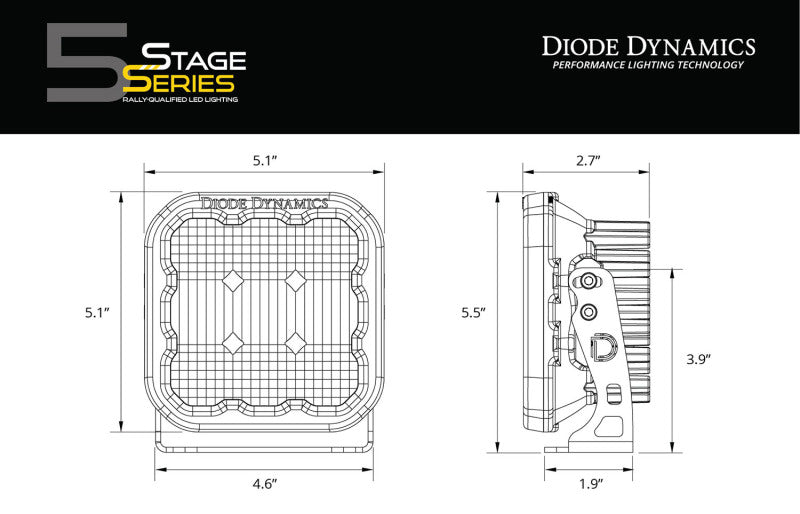 Load image into Gallery viewer, Diode Dynamics SS5 LED Pod Sport - Yellow Combo (Pair)
