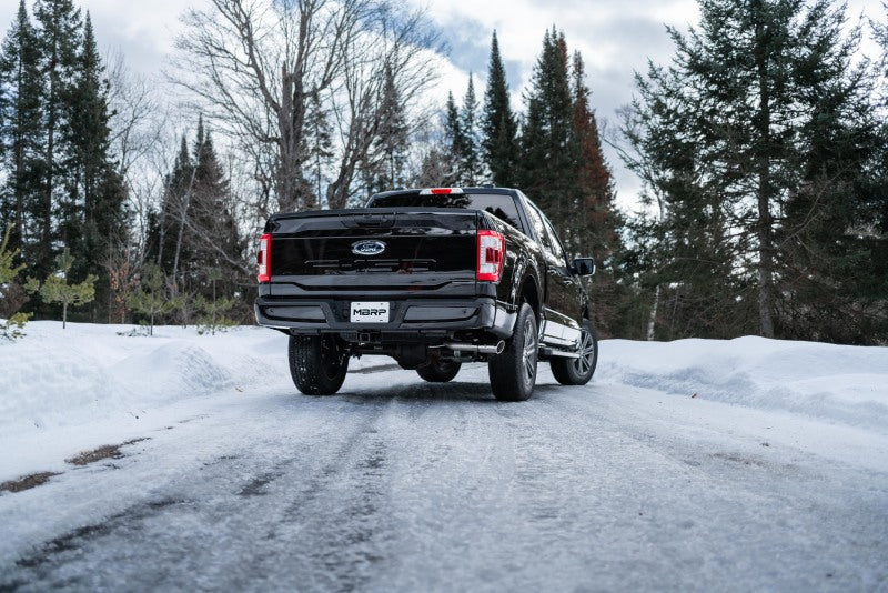 Load image into Gallery viewer, MBRP 2021+ F-150 2.7L/ 3.5L Ecoboost, 5.0L Single Side 3in T304 Catback Exhaust
