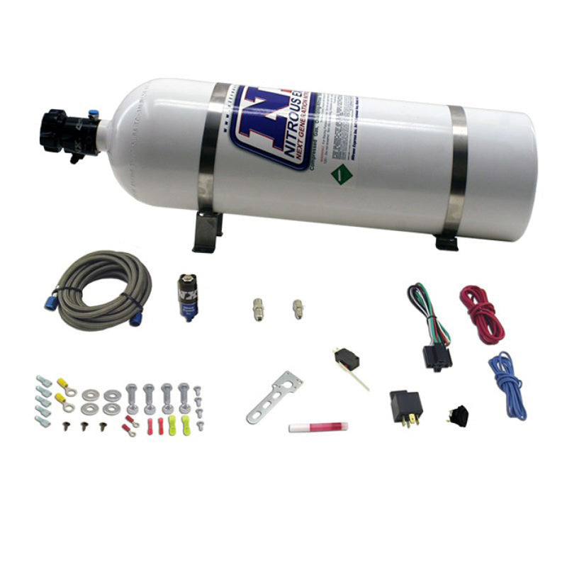 Load image into Gallery viewer, Nitrous Express Diesel Dry Nitrous Kit w/15lb Bottle/Mounting Hardware for 50HP
