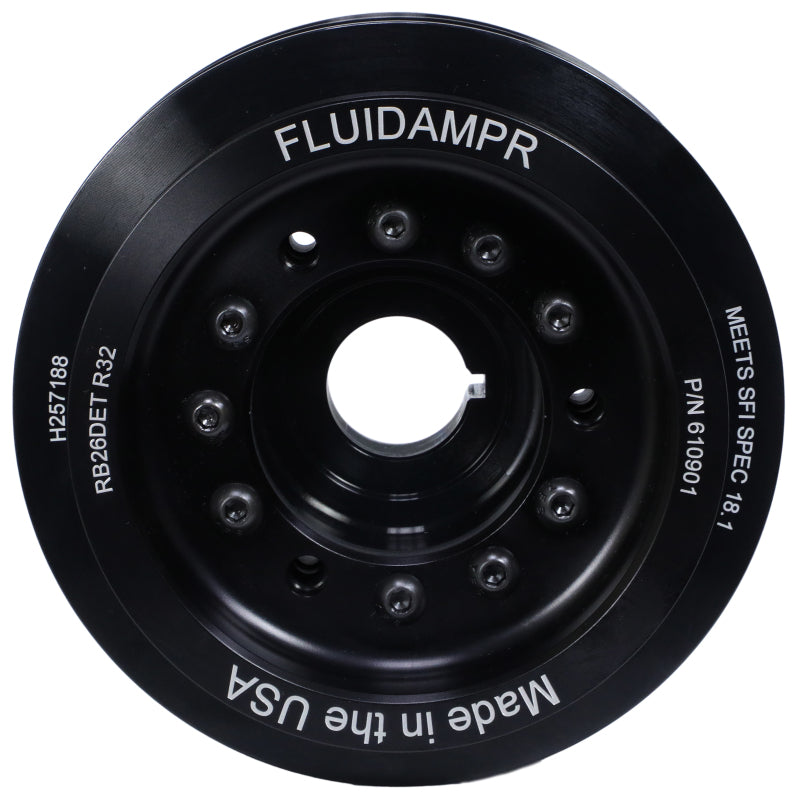 Load image into Gallery viewer, Fluidampr Nissan RB26DET Phase-1 BNR32 GT-R Steel Internally Balanced Damper
