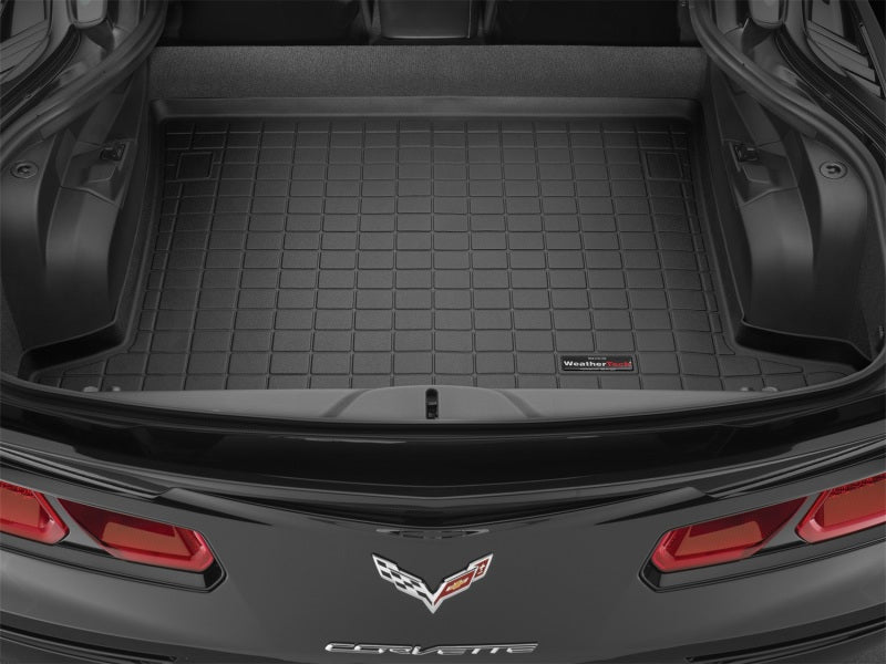 Load image into Gallery viewer, WeatherTech 14 Chevrolet Corvette Stingray Cargo Liners - Black

