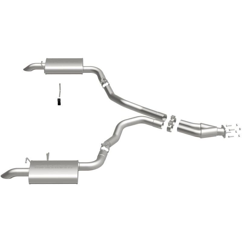 Load image into Gallery viewer, MagnaFlow 75-79 Chevy Corvette V8 5.7L Dual Split Rear Exit Stainless Cat-Back Perf Exhaust
