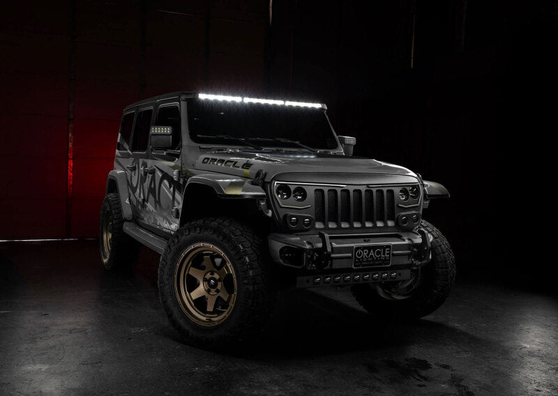 Load image into Gallery viewer, Oracle Jeep Wrangler JL/Gladiator JT Integrated Windhsiled LED Light Bar System
