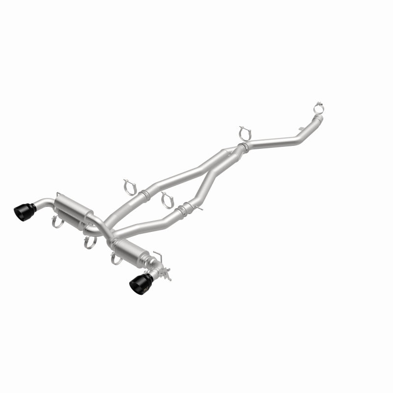 Load image into Gallery viewer, MagnaFlow 2020+ Toyota Supra SPEQ Series Cat-Back Performance Exhaust System w/ Black Chrome Tips
