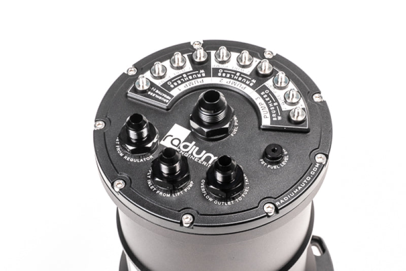 Load image into Gallery viewer, Radium Multi-Pump Fuel Surge Tank Fits Walbro GSS342 / AEM 50-1200 / DW4 (Pumps Not Included)
