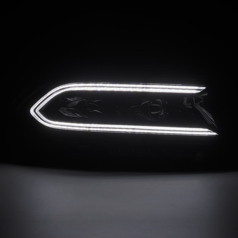 Load image into Gallery viewer, AlphaRex 15-23 Dodge Charger LUXX LED Proj Headlights Alpha-Black w/Actv Light &amp; Seq.Sig / SB DRL
