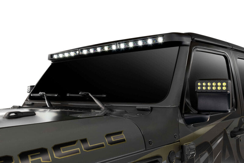 Load image into Gallery viewer, Oracle Jeep Wrangler JL/Gladiator JT Integrated Windhsiled LED Light Bar System
