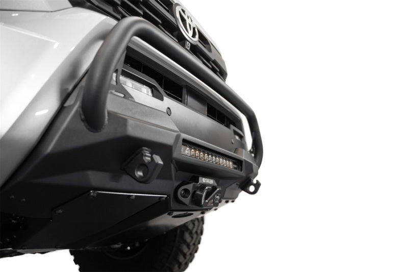 Load image into Gallery viewer, ADD 2024+ Toyota Tacoma Stealth Center Mount Winch Front Bumper w/ Top Hoop
