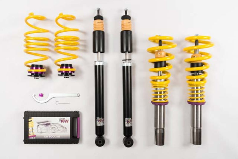 Load image into Gallery viewer, KW Coilover Kit V1 Audi A4 S4 (8K/B8) w/o electronic dampening controlSedan FWD + Quattro
