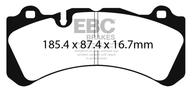 Load image into Gallery viewer, EBC 2014+ Volvo S60 Polestar/V60 Polestar 3.0T Yellowstuff Front Brake Pads
