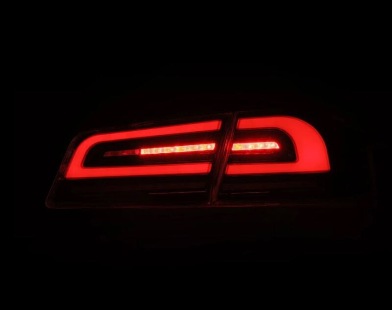 Load image into Gallery viewer, AlphaRex 12-21 Tesla Model S LUXX-Series LED Tail Lights - Black/Red
