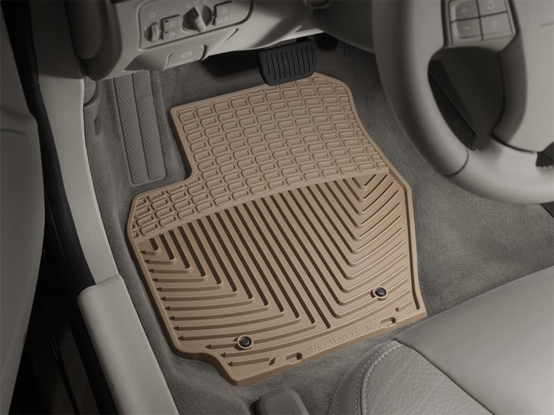 Load image into Gallery viewer, WeatherTech 07+ Volvo S80 Front Rubber Mats - Tan
