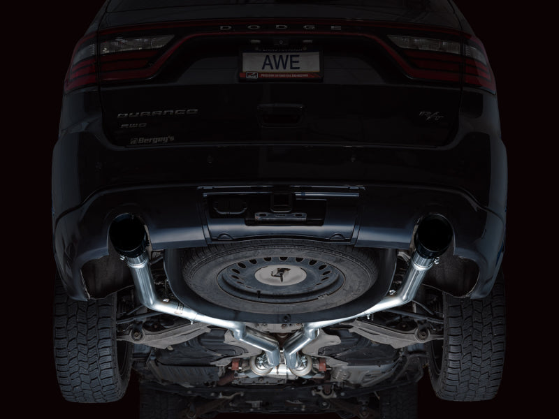 Load image into Gallery viewer, AWE Tuning 11-24 Dodge Durango 5.7L Track Edition Exhaust w/ Diamond Black Tips

