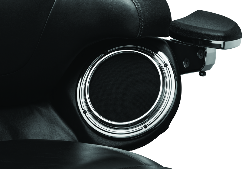 Load image into Gallery viewer, Kuryakyn Corona Speaker Grills Chrome
