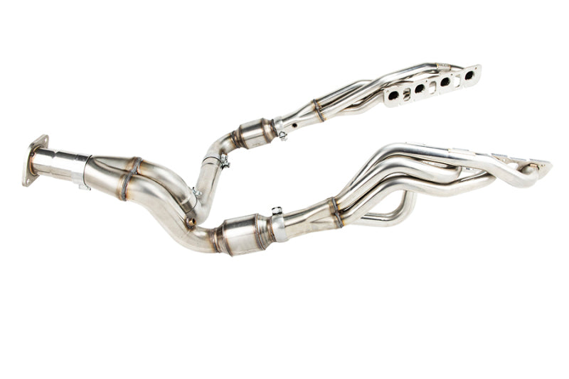Load image into Gallery viewer, Kooks 19-20 Ram 1500 5.7L HEMI 1-7/8in x 3in SS Long Tube Headers w/ 3in x OEM HIFLO Catted Y-Pipe
