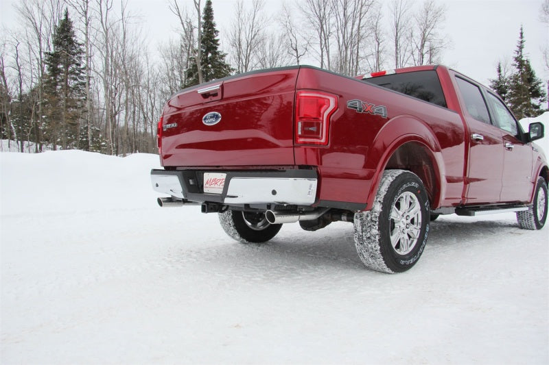 Load image into Gallery viewer, MBRP 2015 Ford F-150 5.0L 3in Cat Back Dual Split Rear Exit Black Exhaust System
