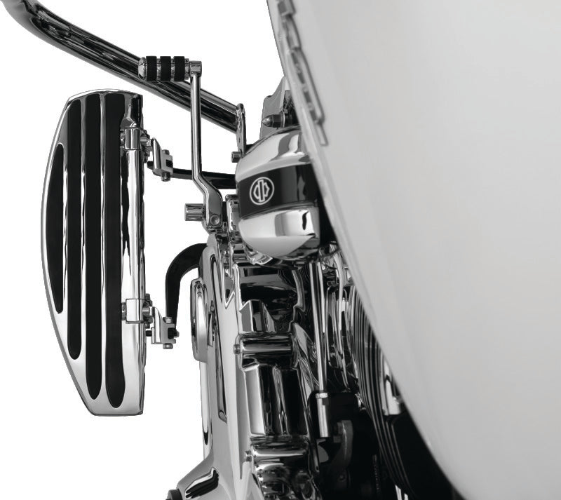 Load image into Gallery viewer, Kuryakyn Floorboard Relocator Brackets 97-16 Touring Chrome
