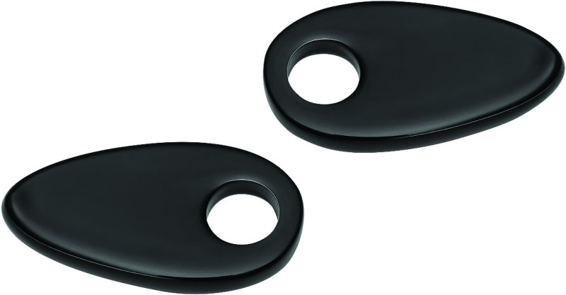 Load image into Gallery viewer, Kuryakyn Fender Strut Cover Plates Gloss Black
