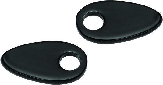 Kuryakyn Fender Strut Cover Plates Gloss Black