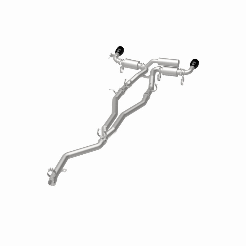 Load image into Gallery viewer, MagnaFlow 2020+ Toyota Supra SPEQ Series Cat-Back Performance Exhaust System w/ Black Chrome Tips
