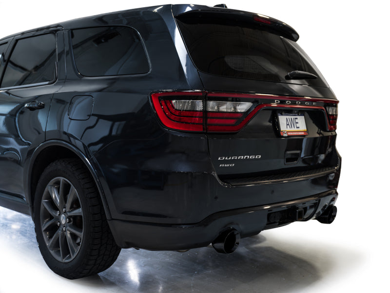 Load image into Gallery viewer, AWE Tuning 11-24 Dodge Durango 5.7L Track Edition Exhaust w/ Diamond Black Tips
