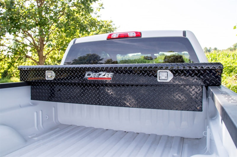 Load image into Gallery viewer, Deezee Universal Tool Box - Red Crossover - Single Lid Black BT Full Size

