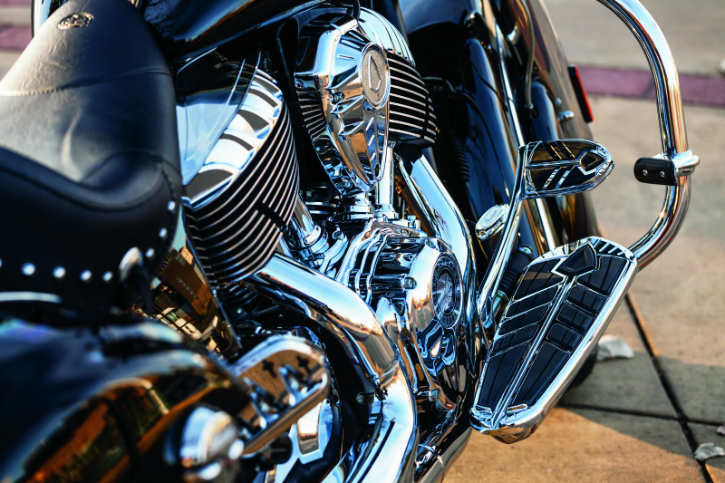 Load image into Gallery viewer, Kuryakyn Spear Brake Pedal Pad For 14-23 Indian Models Chrome
