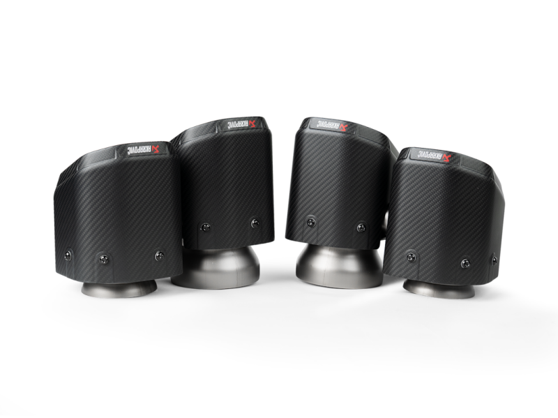 Load image into Gallery viewer, Akrapovic 2024+ BMW M5 (G90,G99) Hexagonal Carbon Fiber Tail Pipe Set
