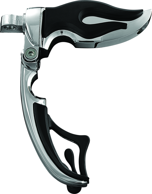 Load image into Gallery viewer, Kuryakyn Flamin Switchblade With Male Mount Adapter Chrome
