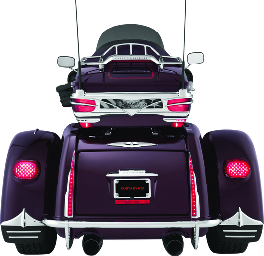 Kuryakyn Rear Mud Flaps For Trikes Chrome