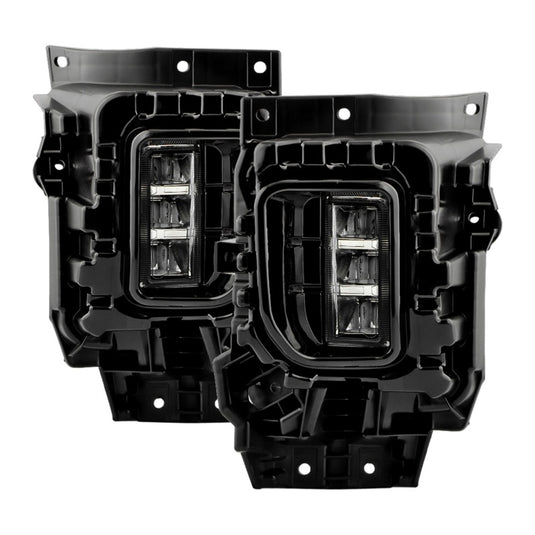 Spyder 2024+ Chevy Silverado 2500HD/3500HD OEM Style Full LED Fog Light w/Universal Switch