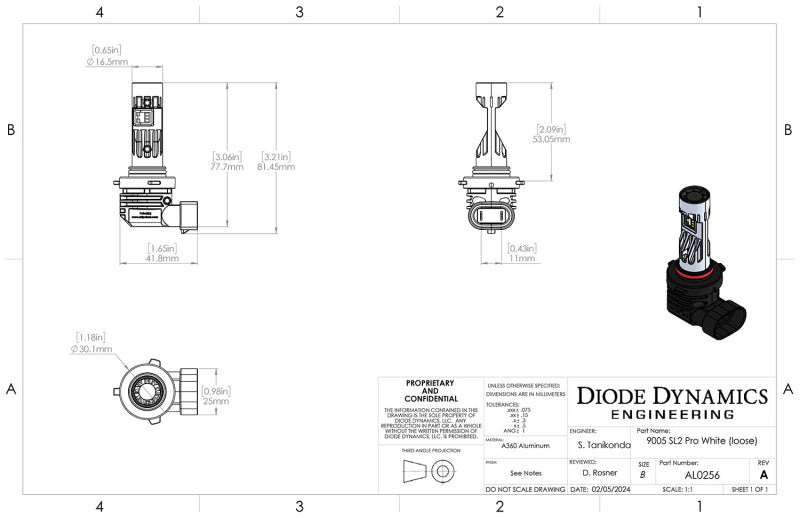 Load image into Gallery viewer, Diode Dynamics 9005/9011/H10 White SL2 Pro LED Bulbs (pair)
