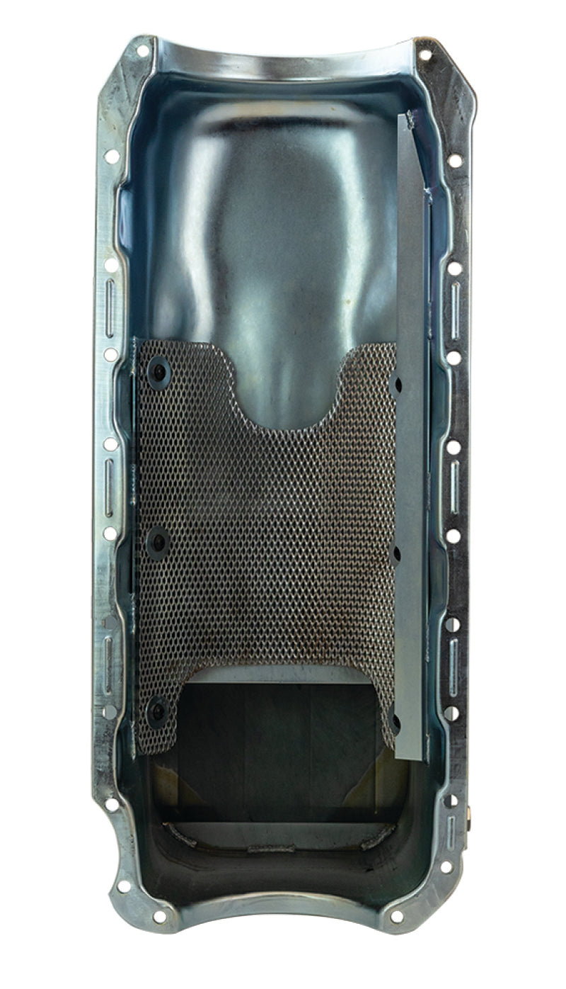 Load image into Gallery viewer, Moroso Chevrolet Big Block Mark IV Kicked Out Wet Sump 6qt 8in Steel Oil Pan
