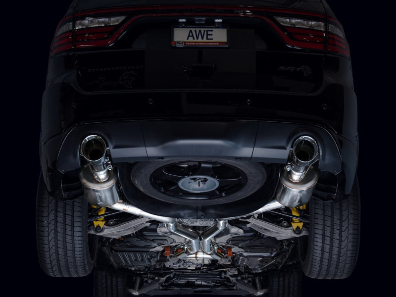 Load image into Gallery viewer, AWE Tuning 18-23 Dodge Durango SRT &amp; Hellcat Touring Edition Exhaust - Chrome Silver Tips

