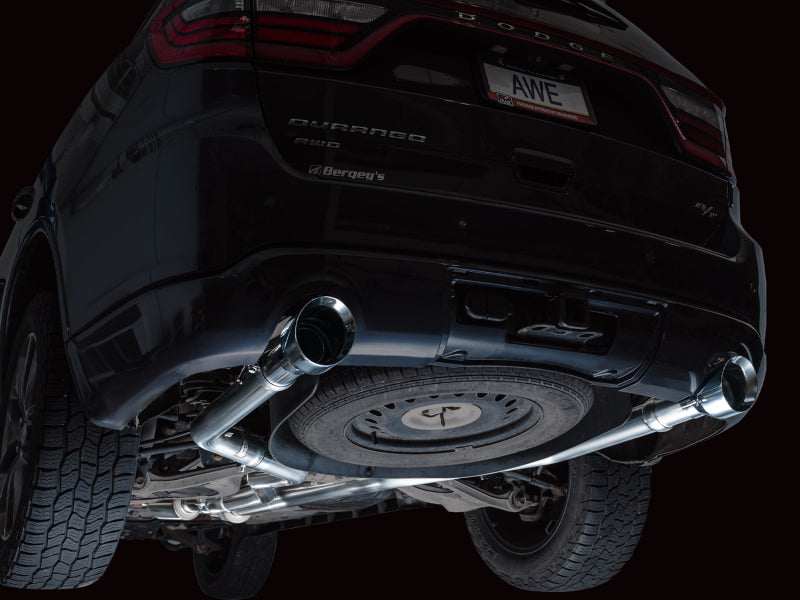 Load image into Gallery viewer, AWE Tuning 11-24 Dodge Durango 5.7L Track Edition Exhaust w/ Chrome Silver Tips
