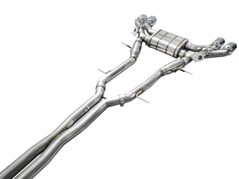 Load image into Gallery viewer, AWE Tuning 2021+ Cadillac CT4-V Blackwing SwitchPath Exhaust - Chrome Silver Tips
