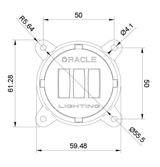 Oracle 60mm 15W Fog Beam LED Emitter SEE WARRANTY