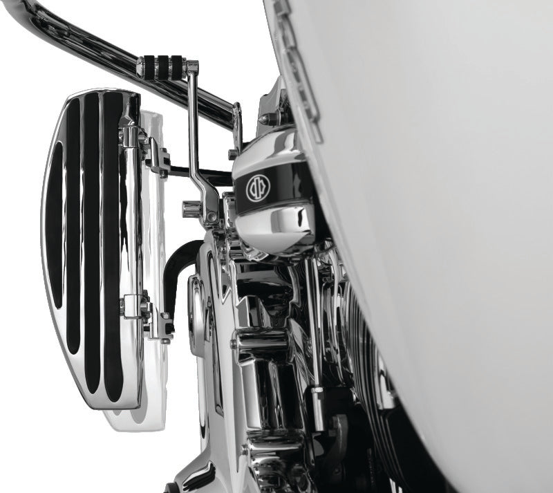 Load image into Gallery viewer, Kuryakyn Floorboard Relocator Brackets 97-16 Touring Chrome
