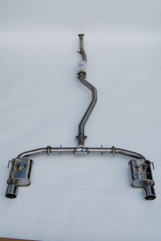 Load image into Gallery viewer, Invidia 2022+ Honda Civic Si (1.5T) 70mm Q300 Cat Back Exhaust - Rolled SS Tips
